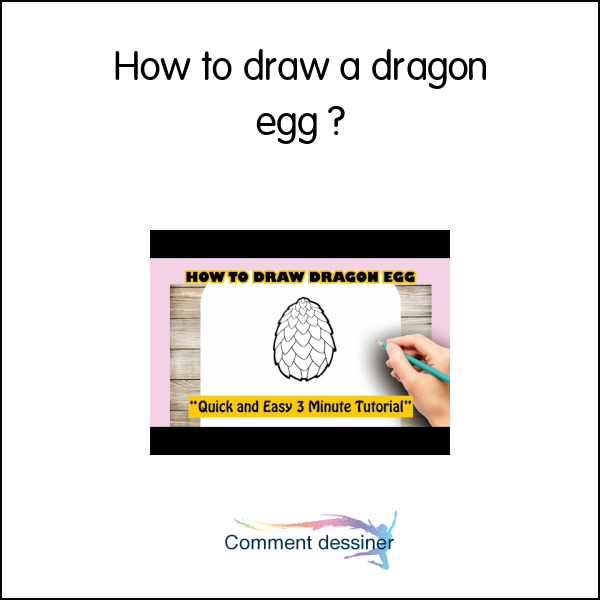 How to draw a dragon egg